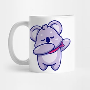 Cute baby koala dabbing cartoon Mug